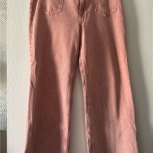 Sézane Pink Flare Jeans